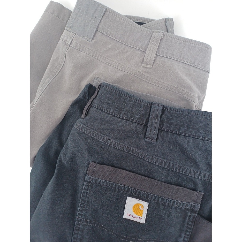 Carhartt Mens 40 Steel Rugged Flex Relaxed Fit Work Shorts Lot Of 2